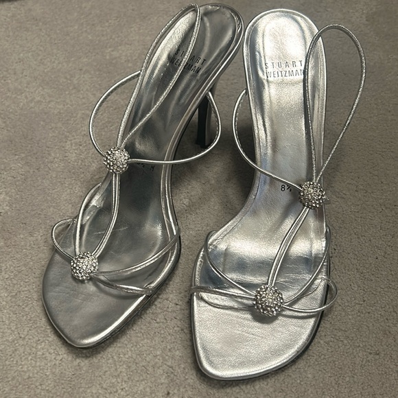 Stuart Weitzman metallic pumps size 8.5 - Picture 1 of 4
